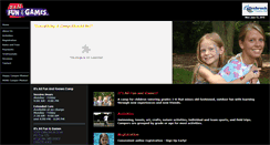 Desktop Screenshot of funandgamescamp.net